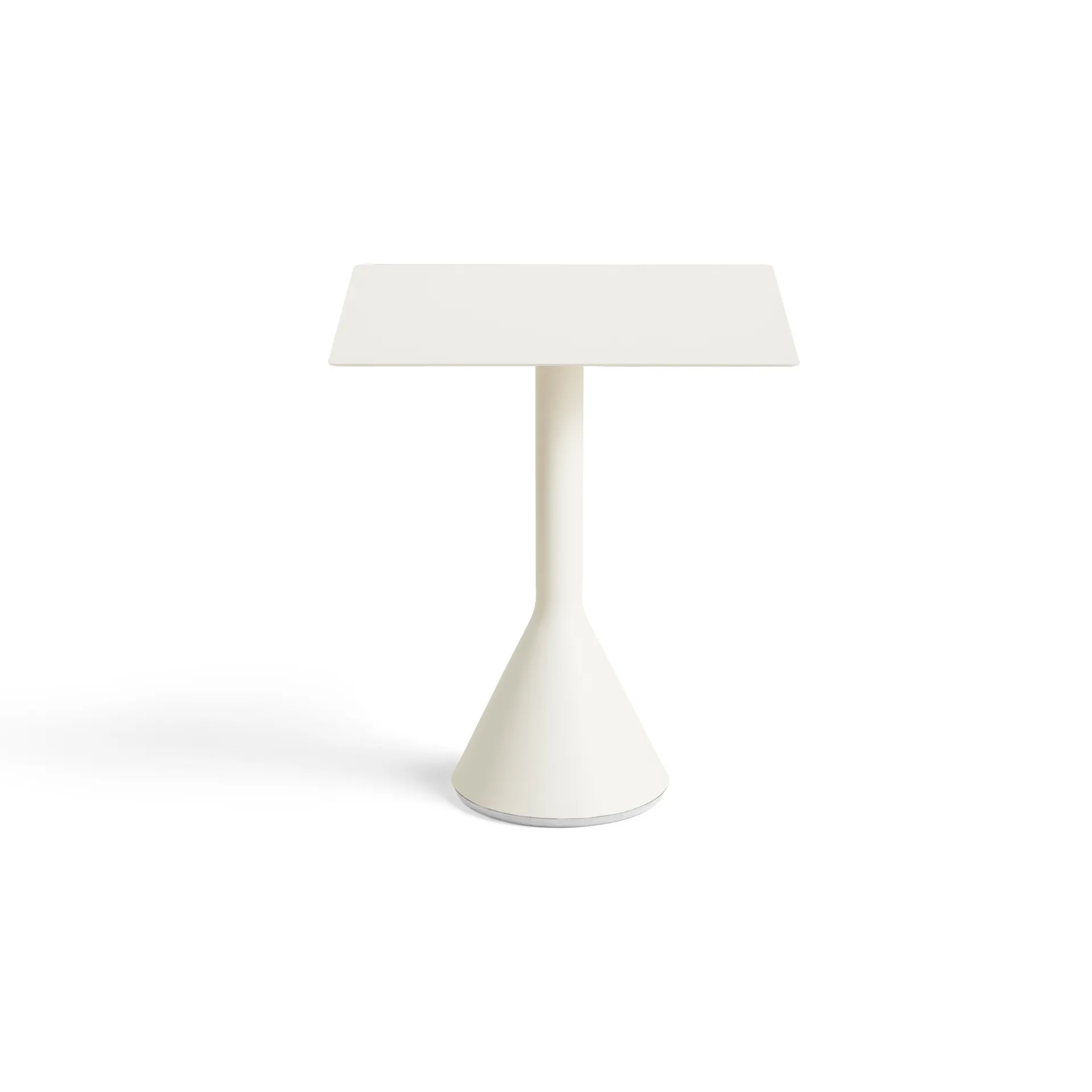 Table café carrée Palissade Cone 65x65 cm, Cream white HAY