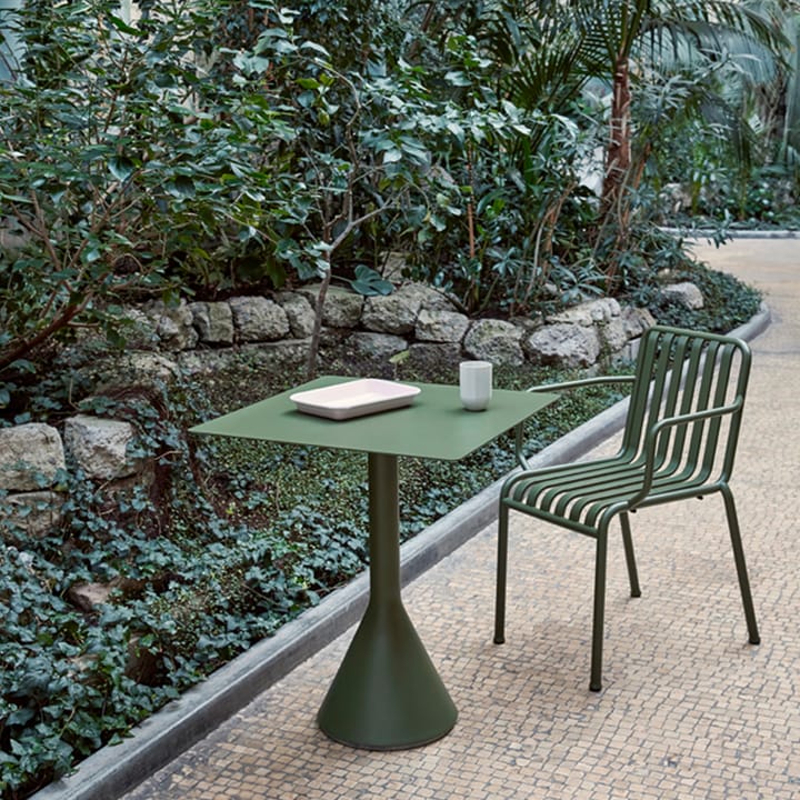 Table café carrée Palissade Cone 65x65 cm - olive - HAY
