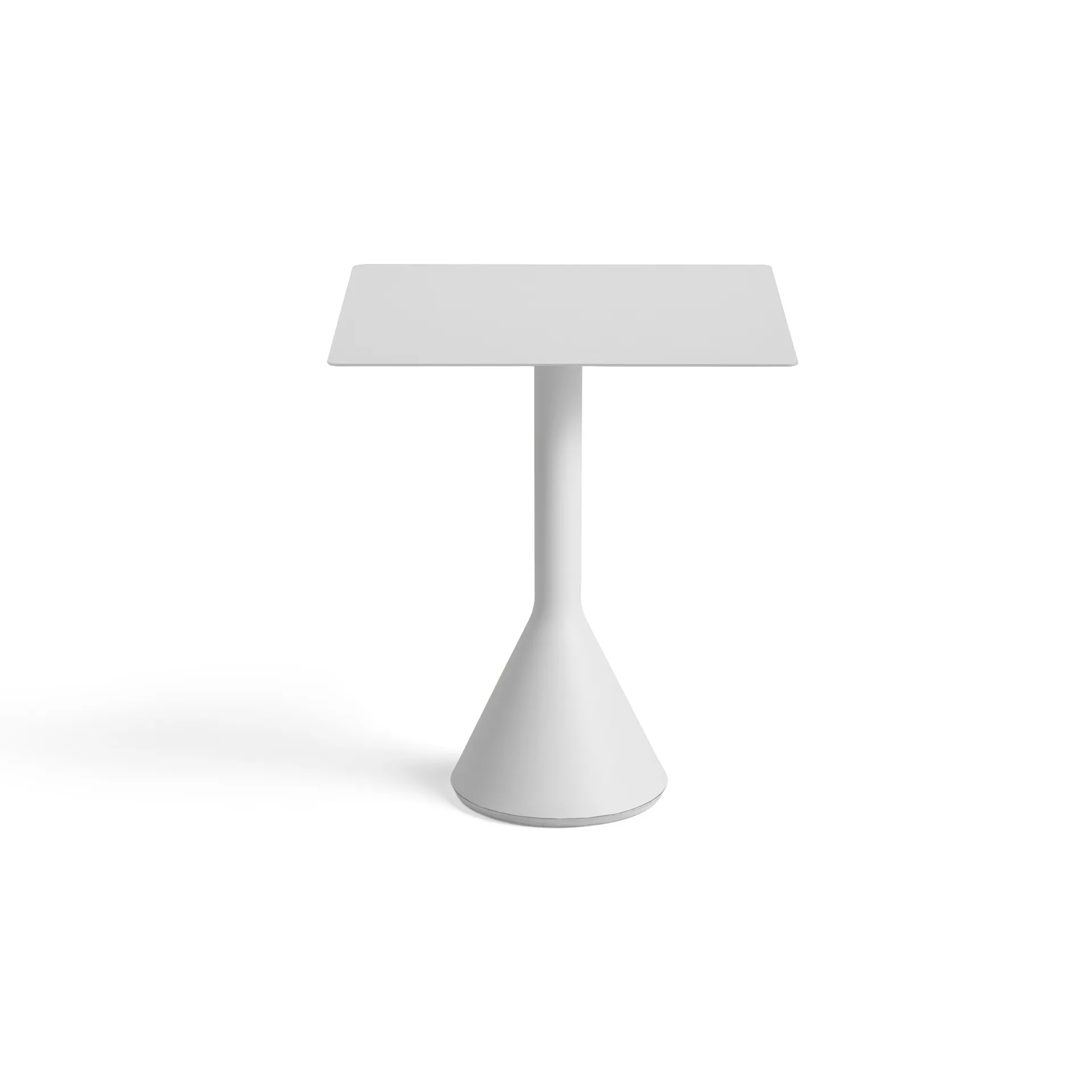 Table café carrée Palissade Cone 65x65 cm, Sky grey HAY