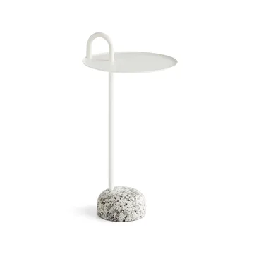 Table d'appoint Bowler - Cream white-granite - HAY