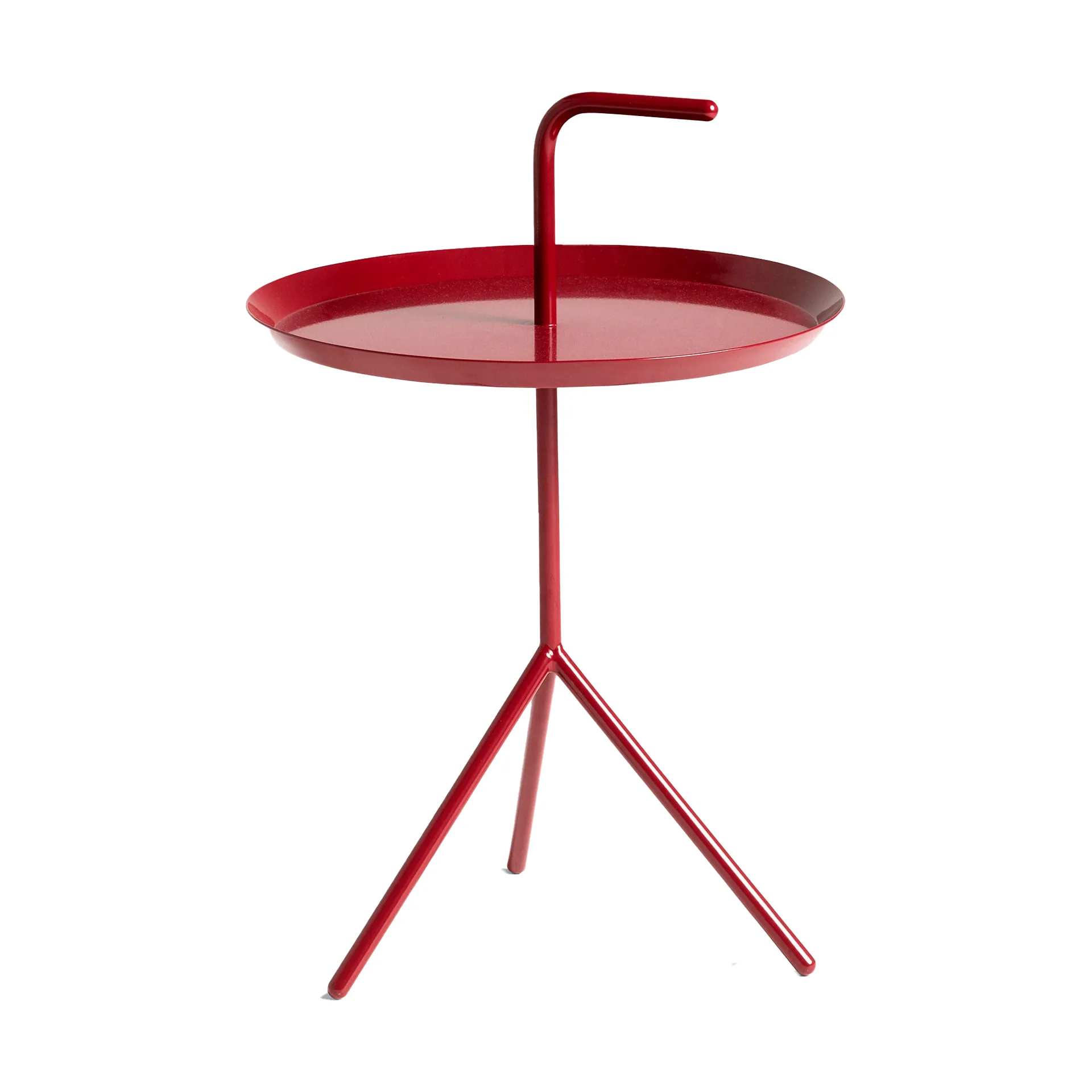 Table d'appoint DLM Ø38 cm, Cherry red high gloss HAY