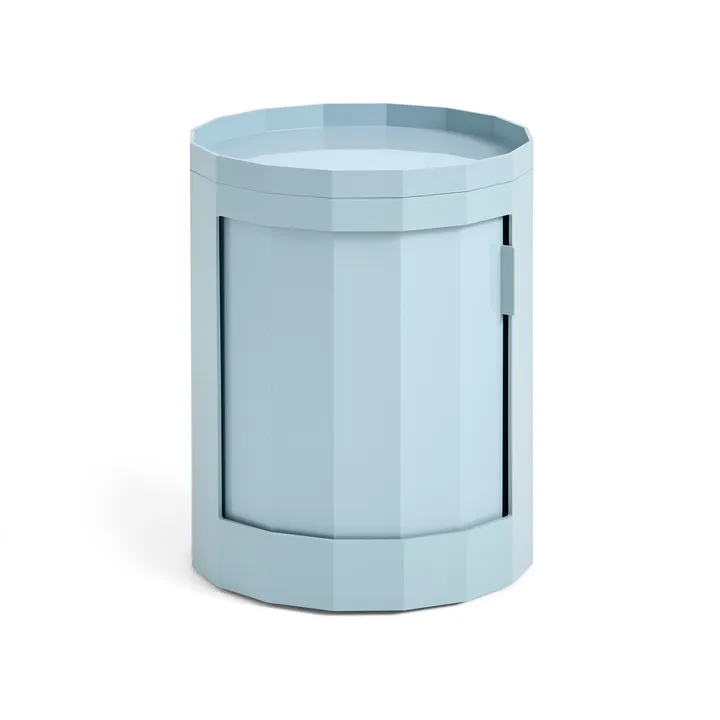 Table d'appoint Facet Cabinet 100 - Misty blue - HAY