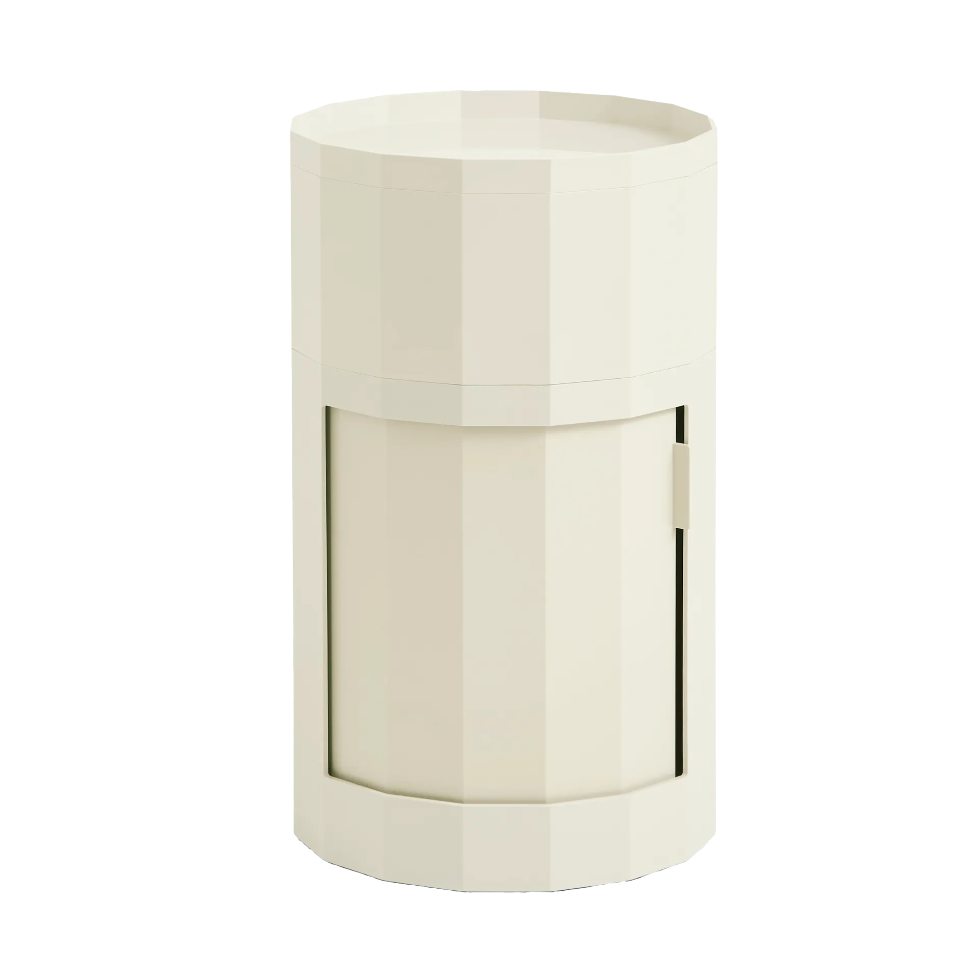 Table d'appoint Facet Cabinet 101, Eggshell HAY