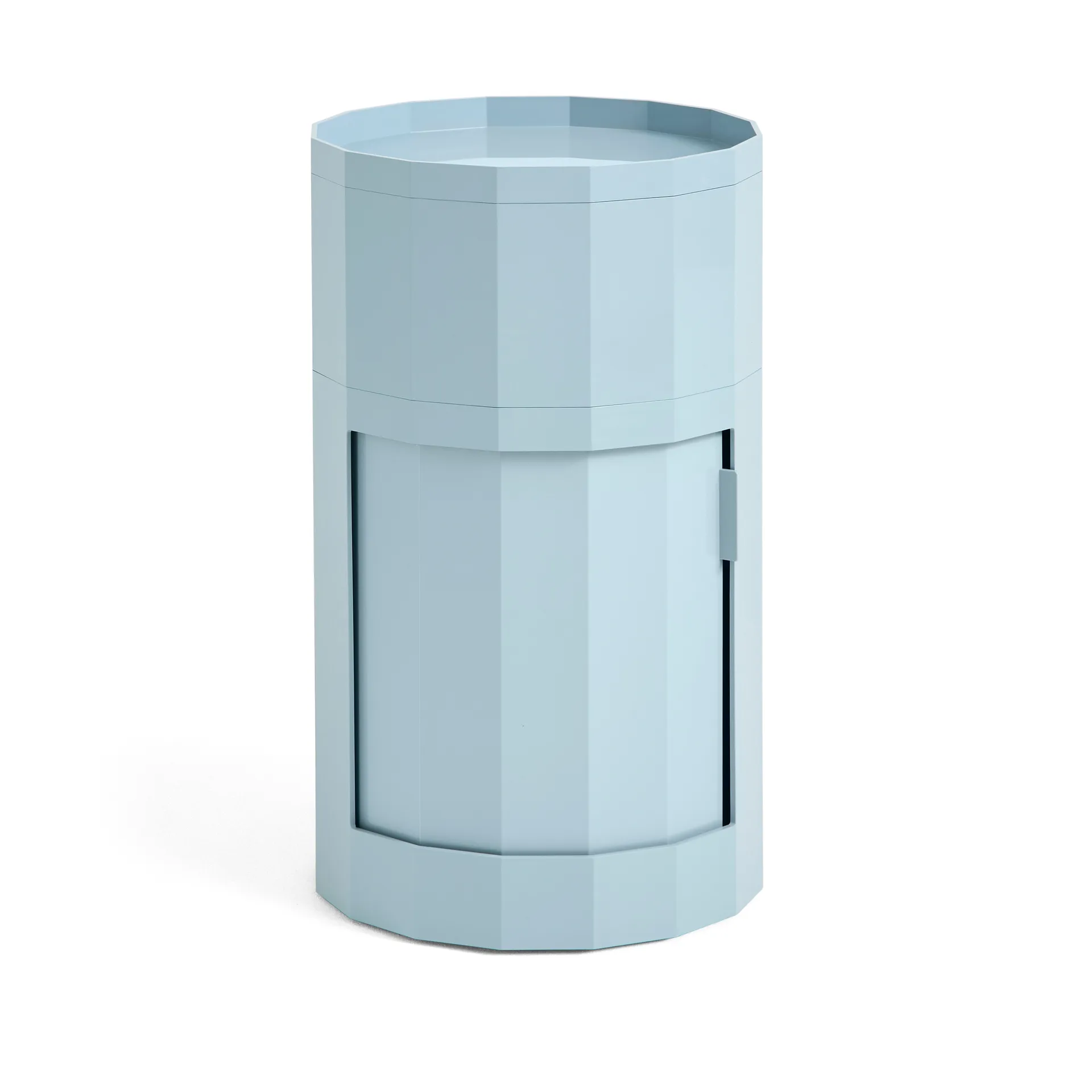 Table d'appoint Facet Cabinet 101, Misty blue HAY