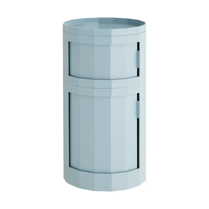 Table d’appoint Facet Cabinet 110 - Misty blue - HAY