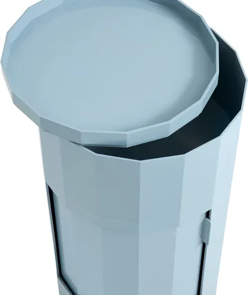 Table d’appoint Facet Cabinet 110 - Misty blue - HAY