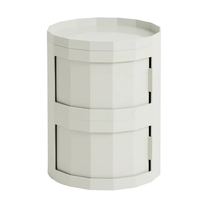 Table d’appoint Facet Cabinet 20 - Misty grey - HAY