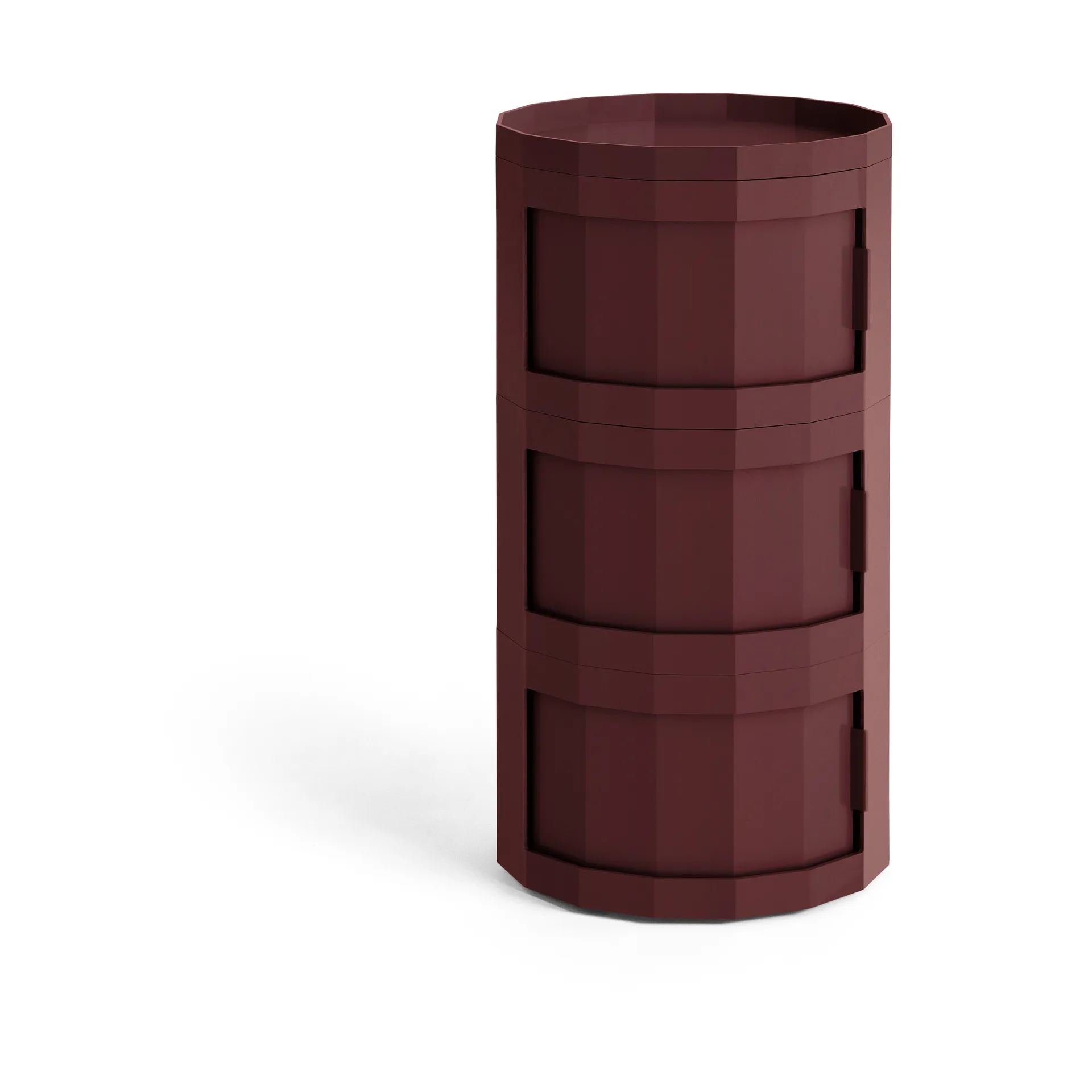 Table d’appoint Facet Cabinet 30, Burgundy HAY