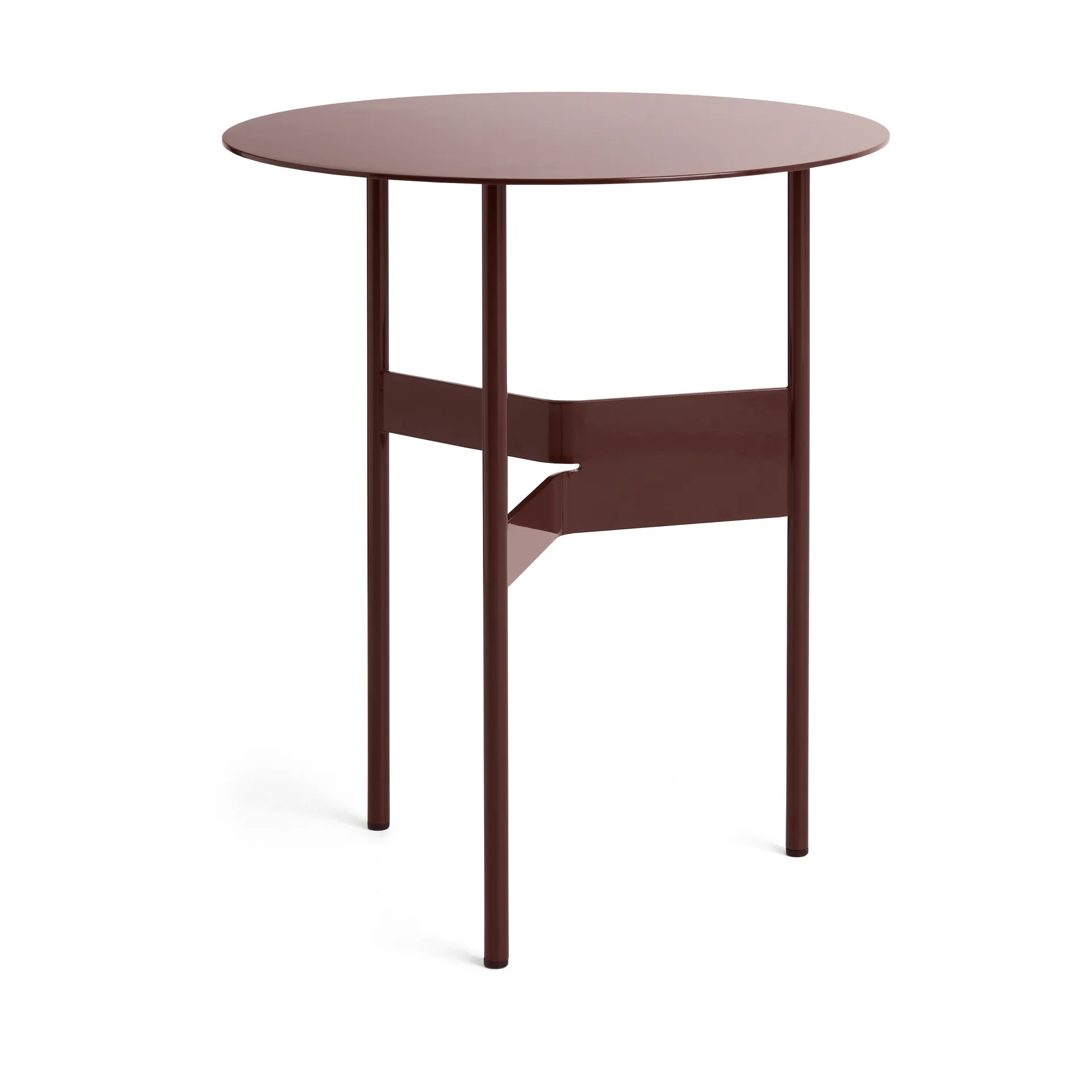 Table d'appoint Shim coffee table Ø45 cm, Bordeaux HAY