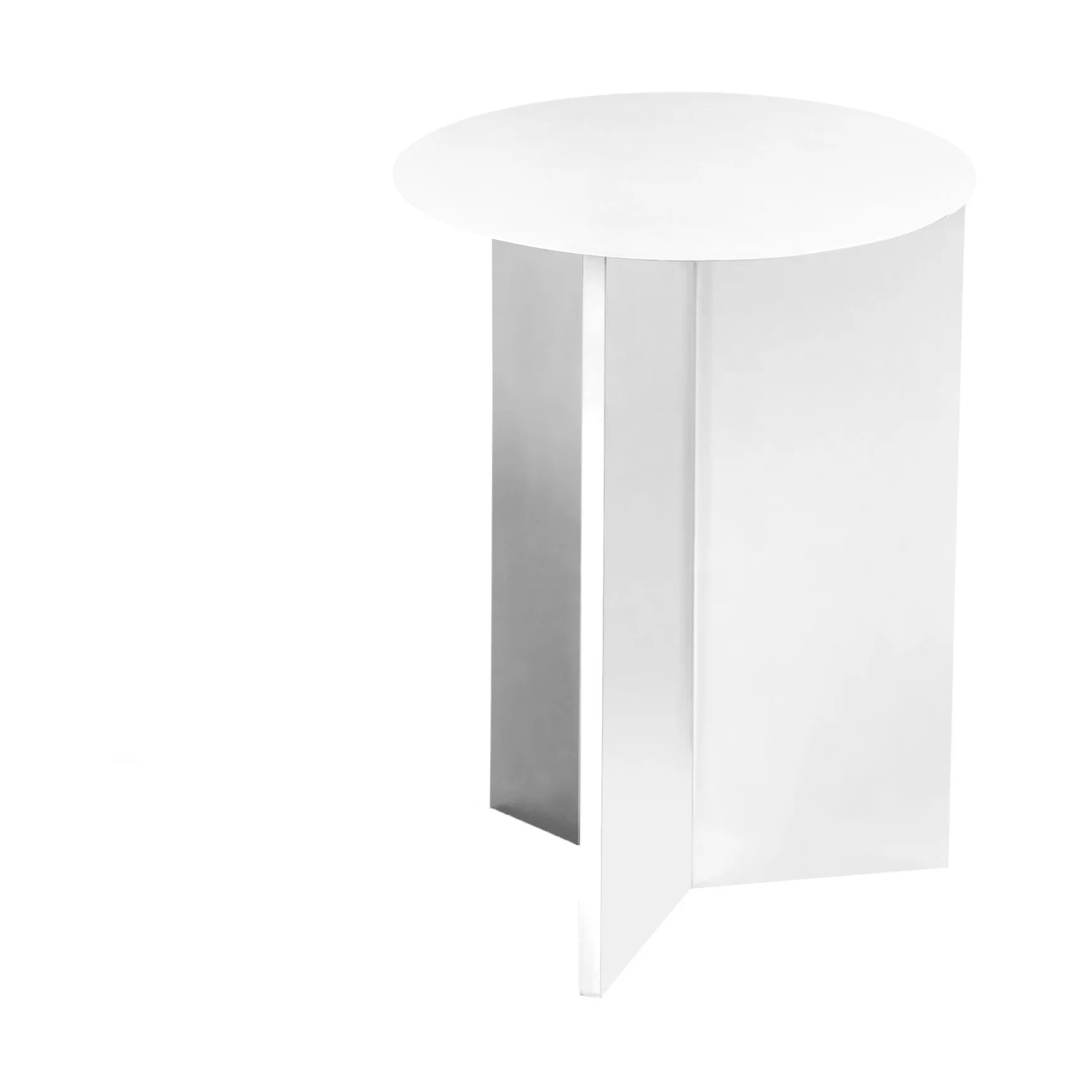 Table d'appoint Slit high Ø35 cm, White HAY