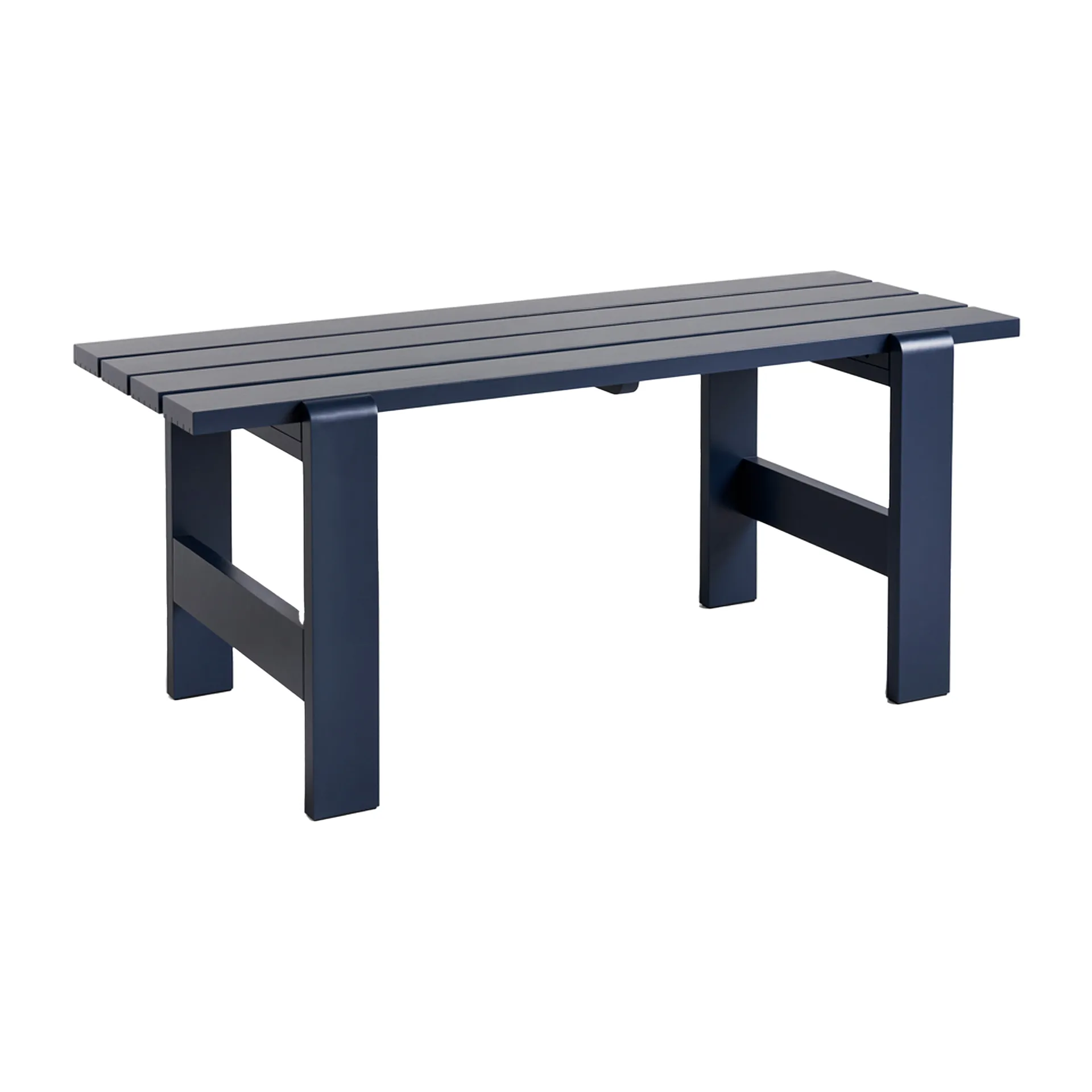 Table Weekday 180x66 cm pin laqué, Steel blue HAY