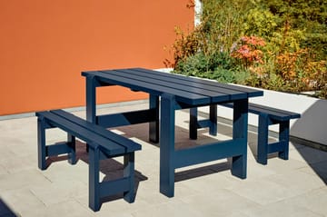 Table Weekday 180x66 cm pin laqué - Steel blue - HAY