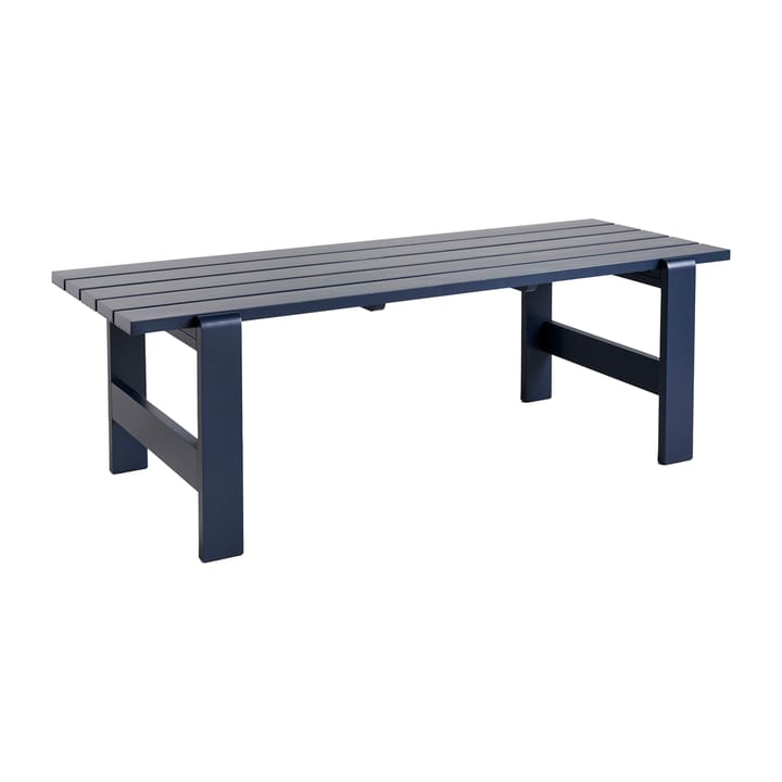 Table Weekday 230x83 cm pin laqué - Steel blue - HAY