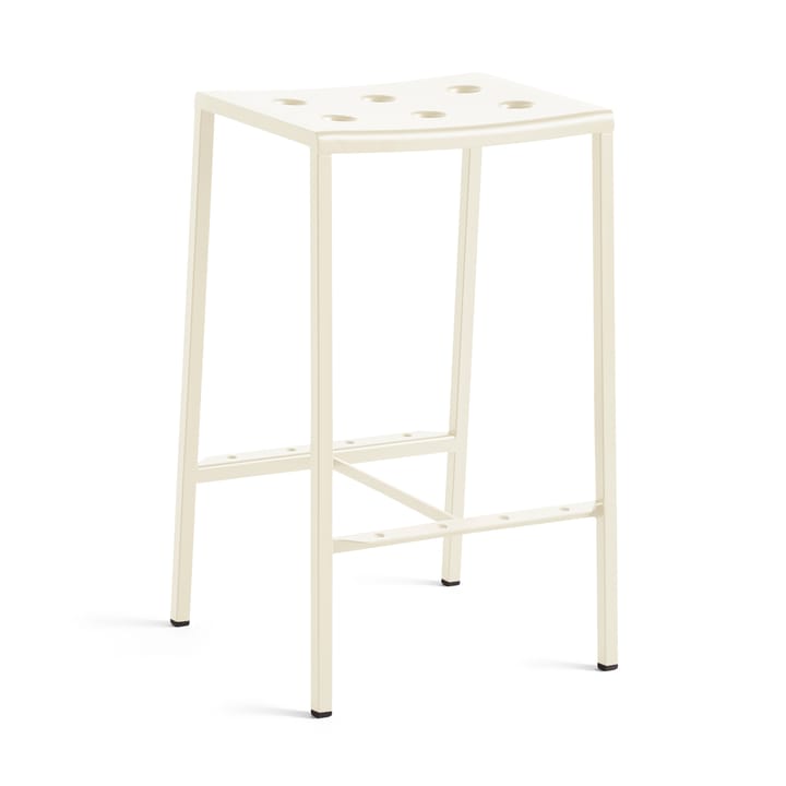 Tabouret de bar Balcony bas 65 cm - Chalk beige - HAY