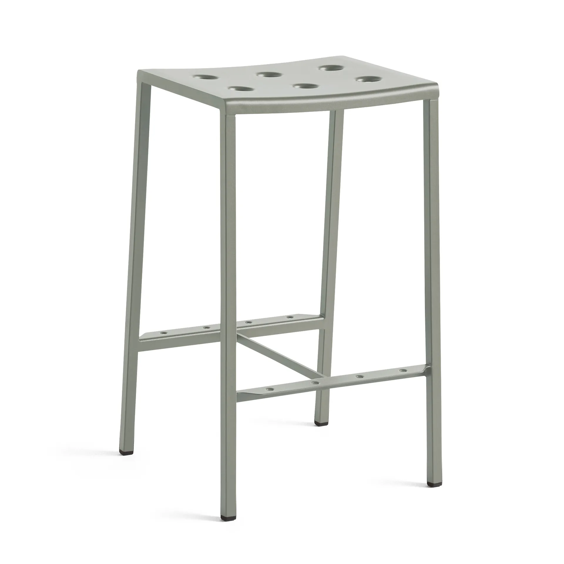 Tabouret de bar Balcony bas 65 cm, Desert green HAY