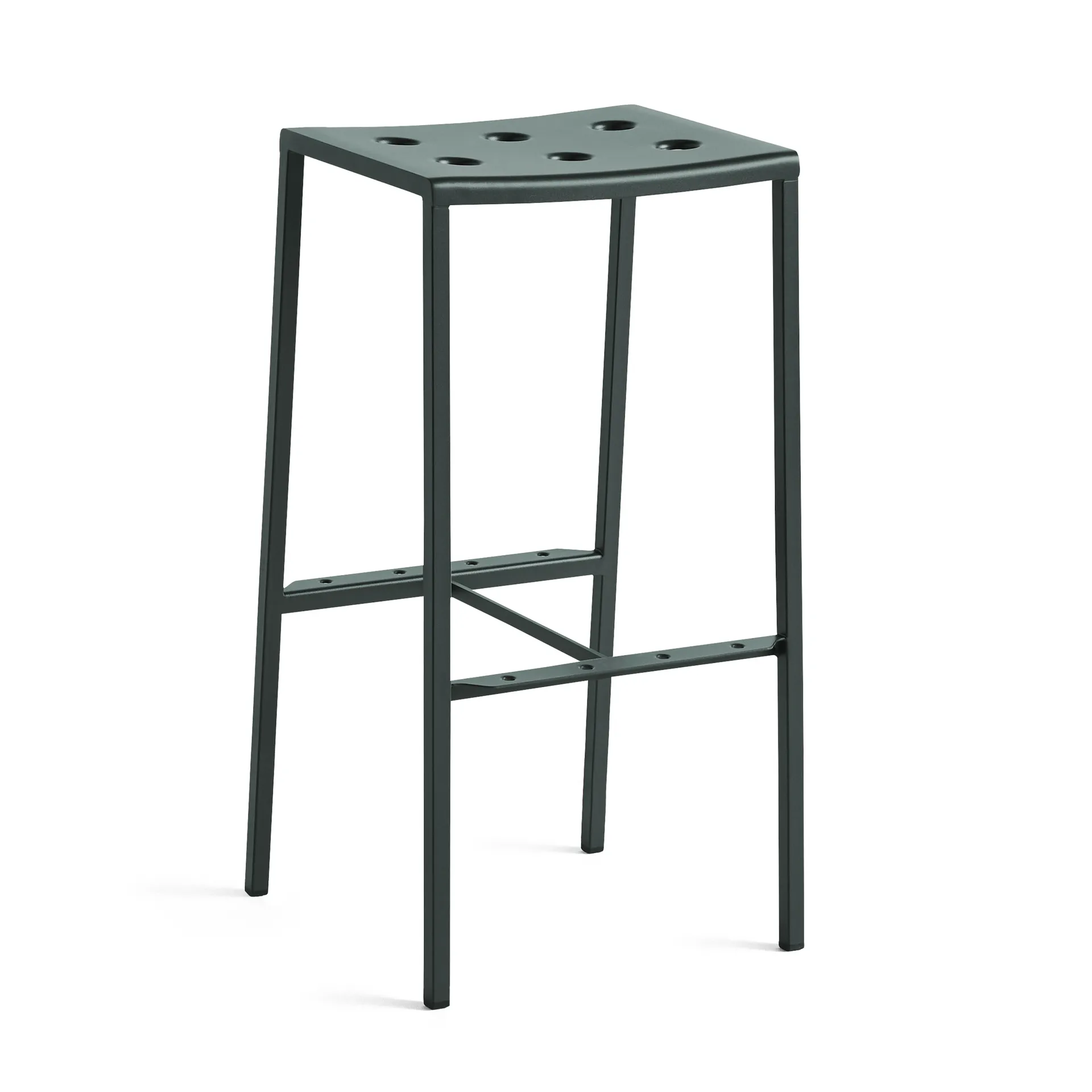Tabouret de bar Balcony haut 75 cm, Dark forest HAY