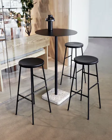 Tabouret de bar Cornet 75 cm - Soft black oak-soft black - HAY