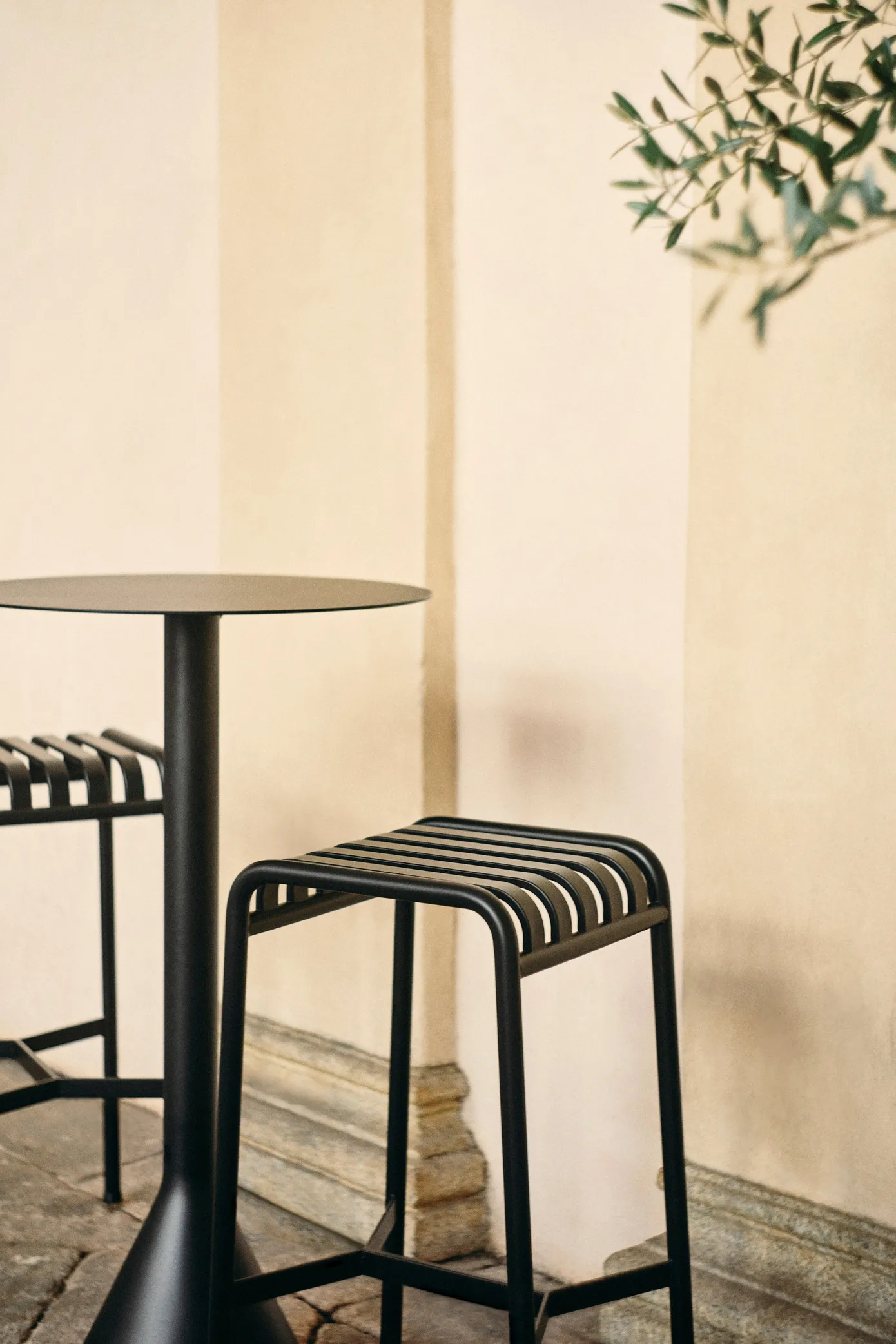 Tabouret de bar Palissade, Anthracite HAY