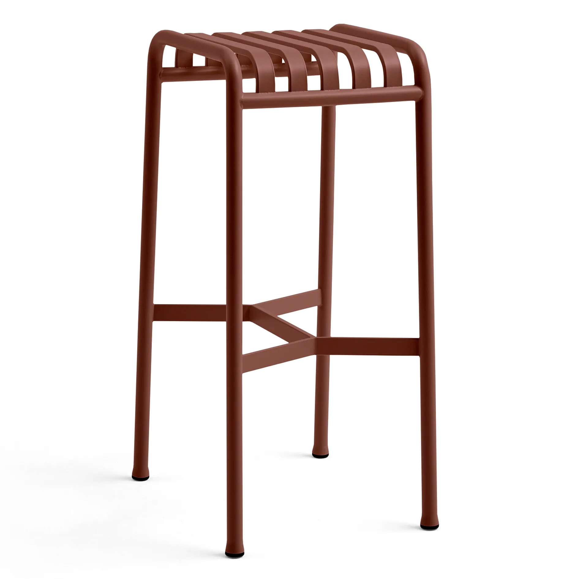 Tabouret de bar Palissade, Iron red HAY