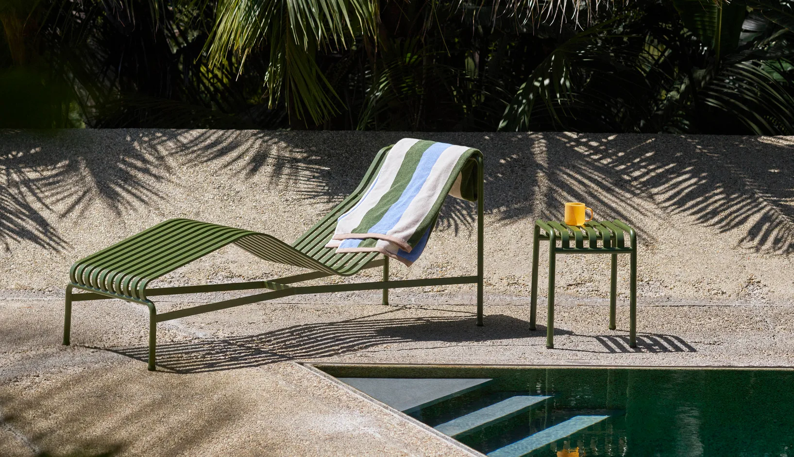 Tabouret Palissade, Olive HAY