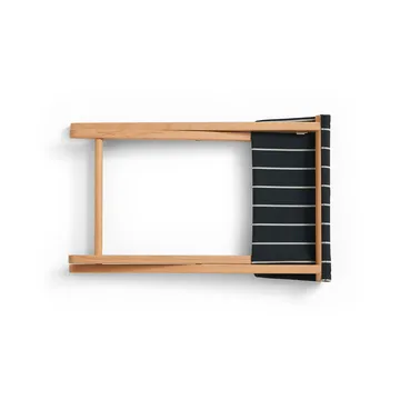 Tabouret pliable Outdoor Market - Black-beige - HAY