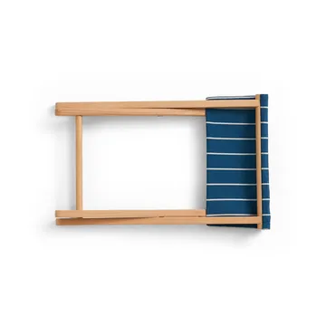 Tabouret pliable Outdoor Market - Blue-beige - HAY