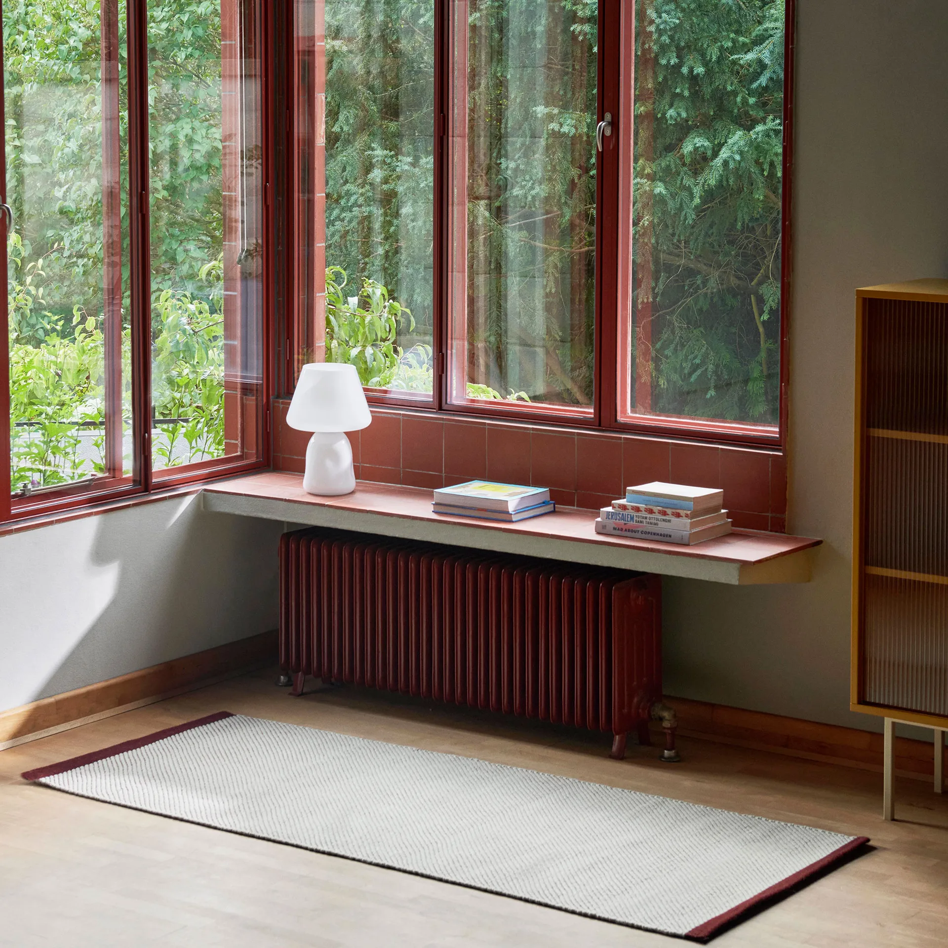 Tapis Bias 80x200 cm, Cherry tint HAY