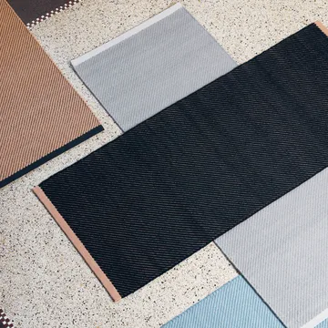 Tapis Bias 80x200 cm - Cool grey - HAY