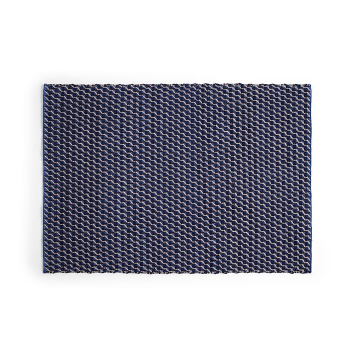 Tapis Channel - Bleu-blanc 140x200 cm - HAY