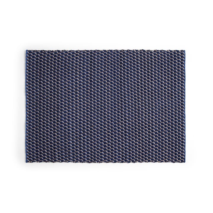 Tapis Channel - Bleu-blanc 50x80 cm - HAY
