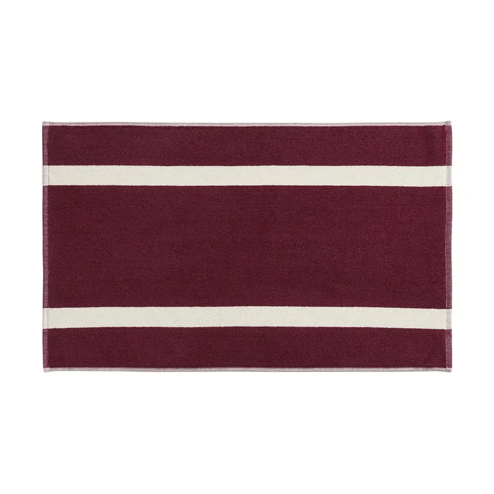 Tapis de bain Stripe - Bordeaux, 50x80 cm - HAY