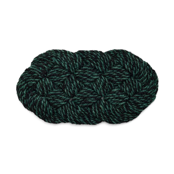 Tapis de porte Coco 40x80 cm - Swirl black - HAY