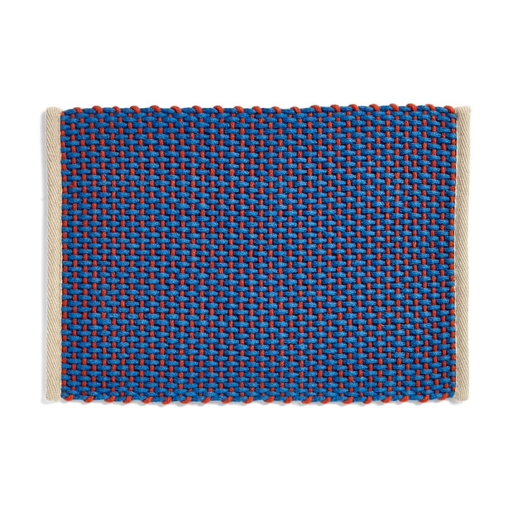 Tapis en fibres naturelles - Bleu