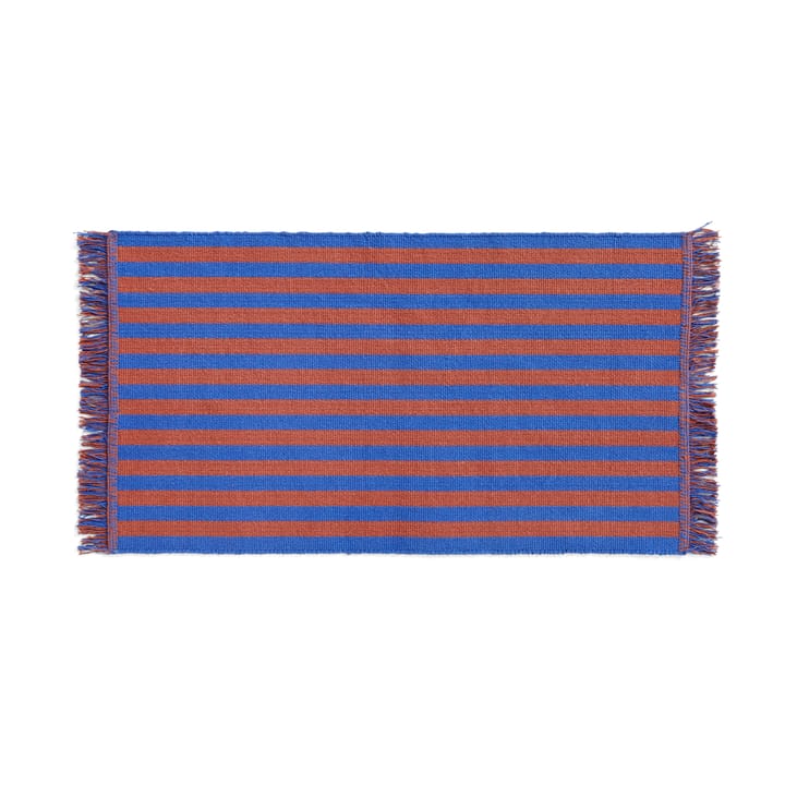 Tapis de porte Stripes and Stripes 52x95 cm - Cacao sky - HAY