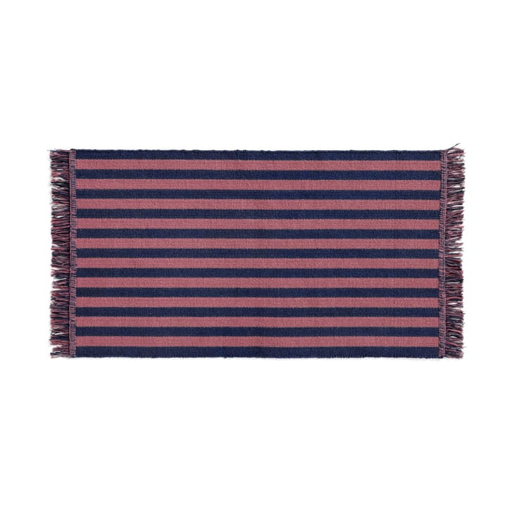 Tapis de porte Stripes and Stripes 52x95 cm - Navy cacao - HAY
