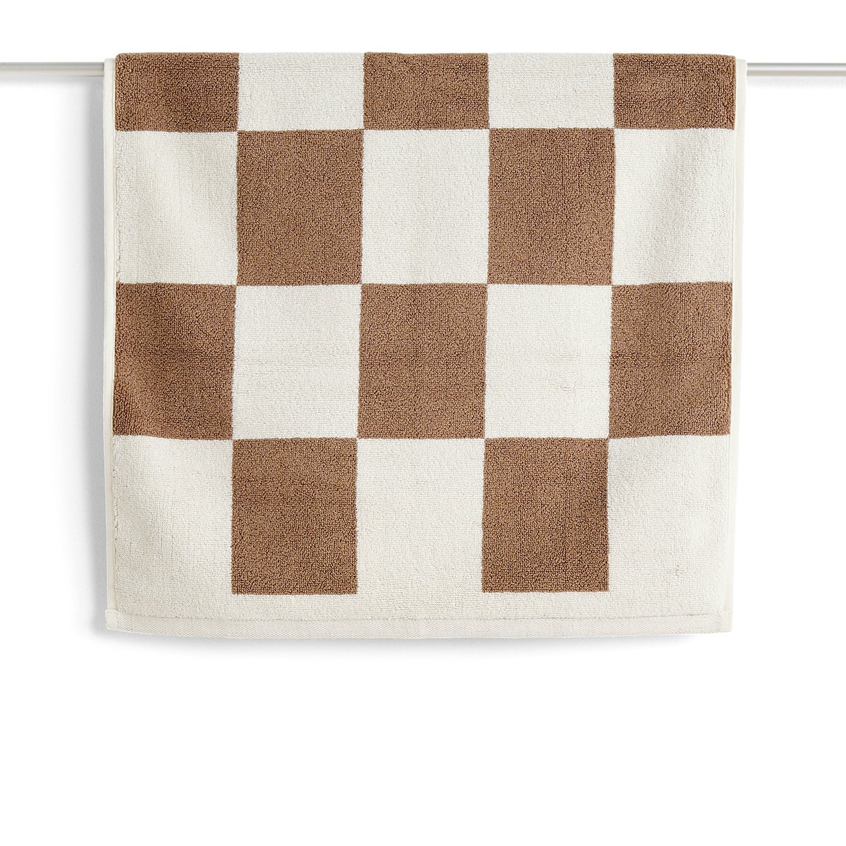 HAY Tapis de salle de bain Check 50x90 cm Cappuccino