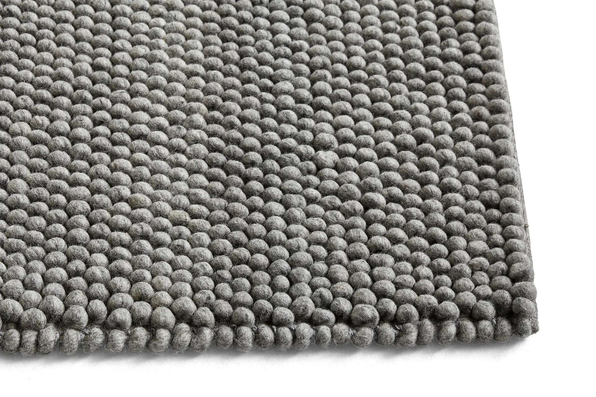 Tapis en laine Peas 170x240 cm, Medium grey HAY
