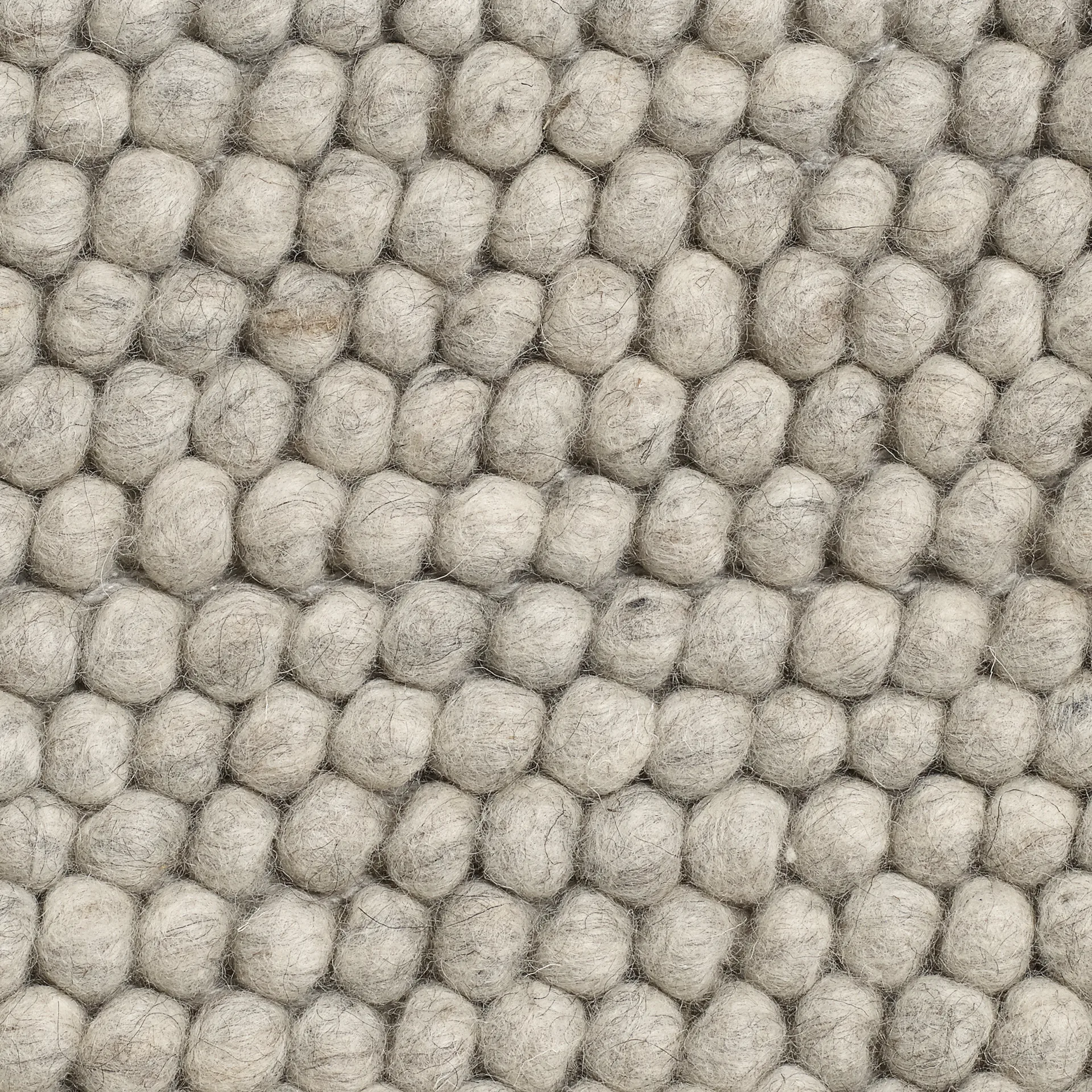 Tapis en laine Peas 170x240 cm, Soft grey HAY