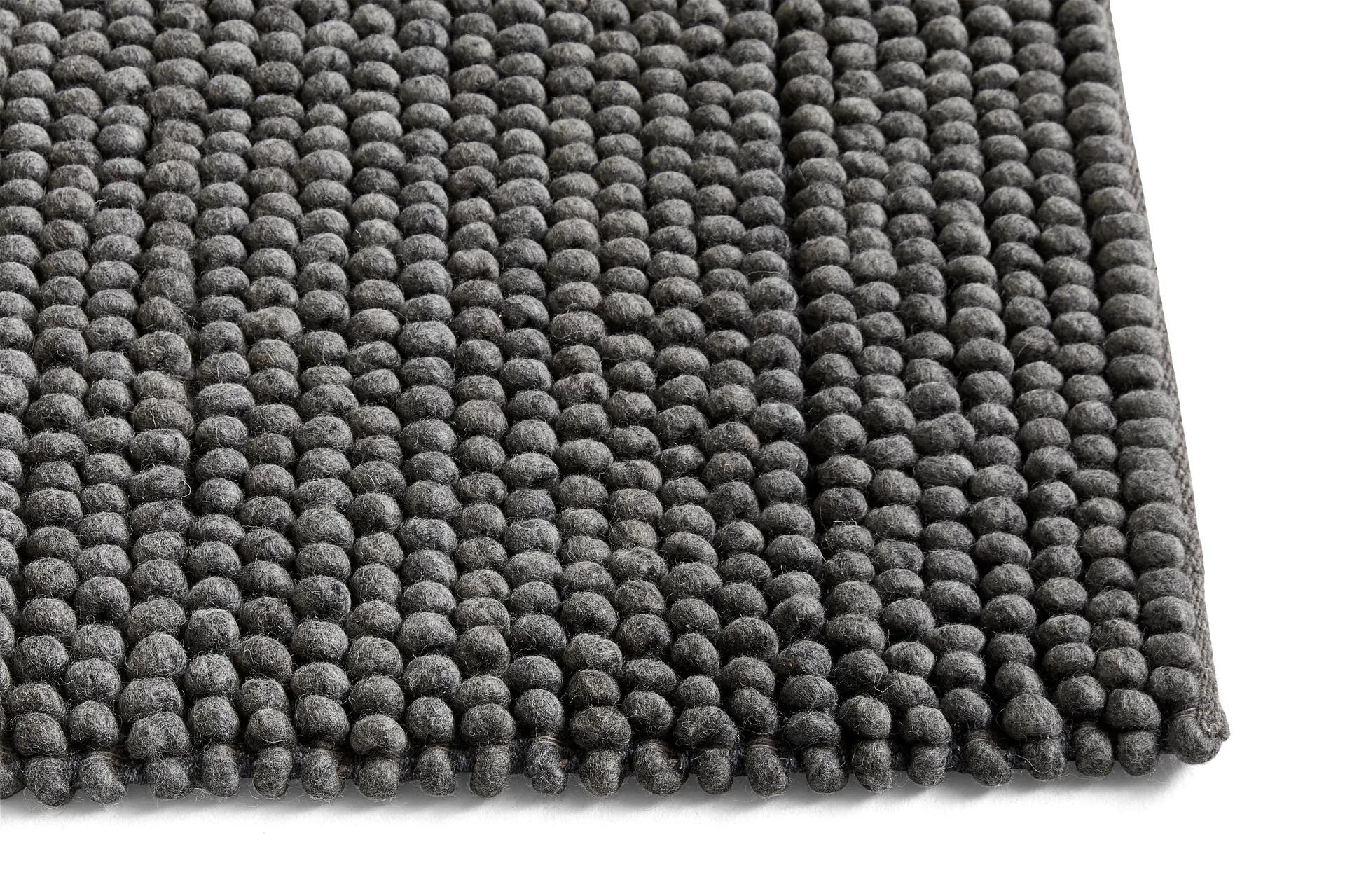 Tapis en laine Peas 200x300 cm, Gris foncé HAY