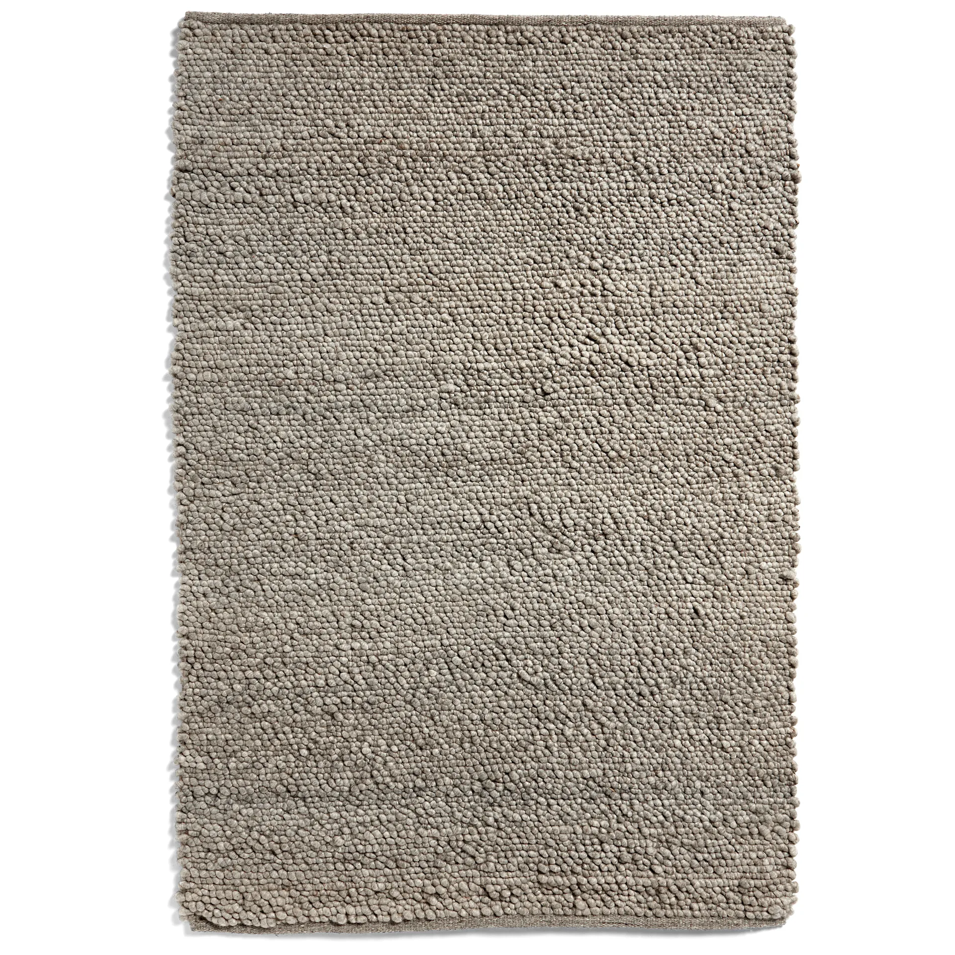Tapis en laine Peas Random 140x200 cm, Medium grey HAY