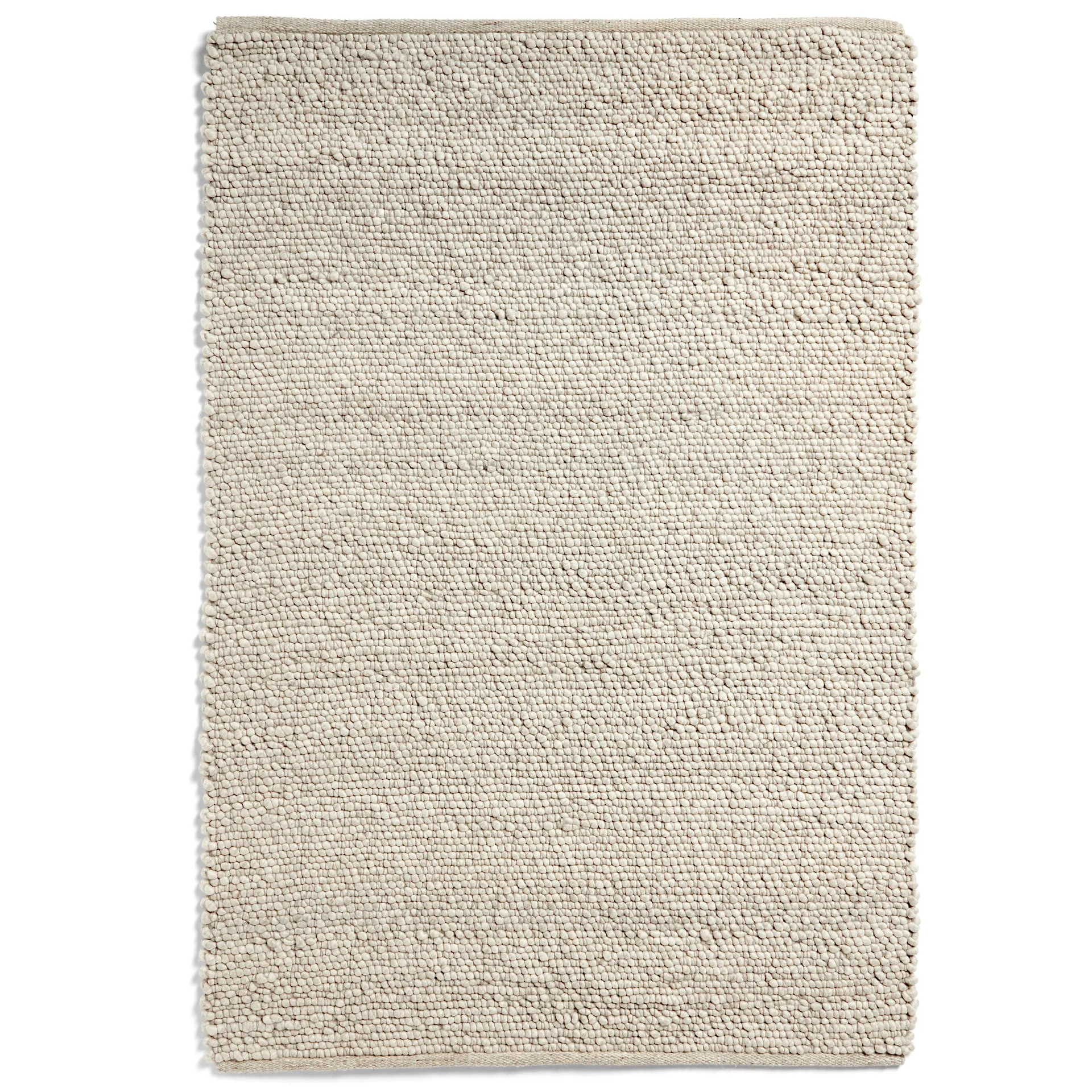 Tapis en laine Peas Random 140x200 cm, Soft grey HAY