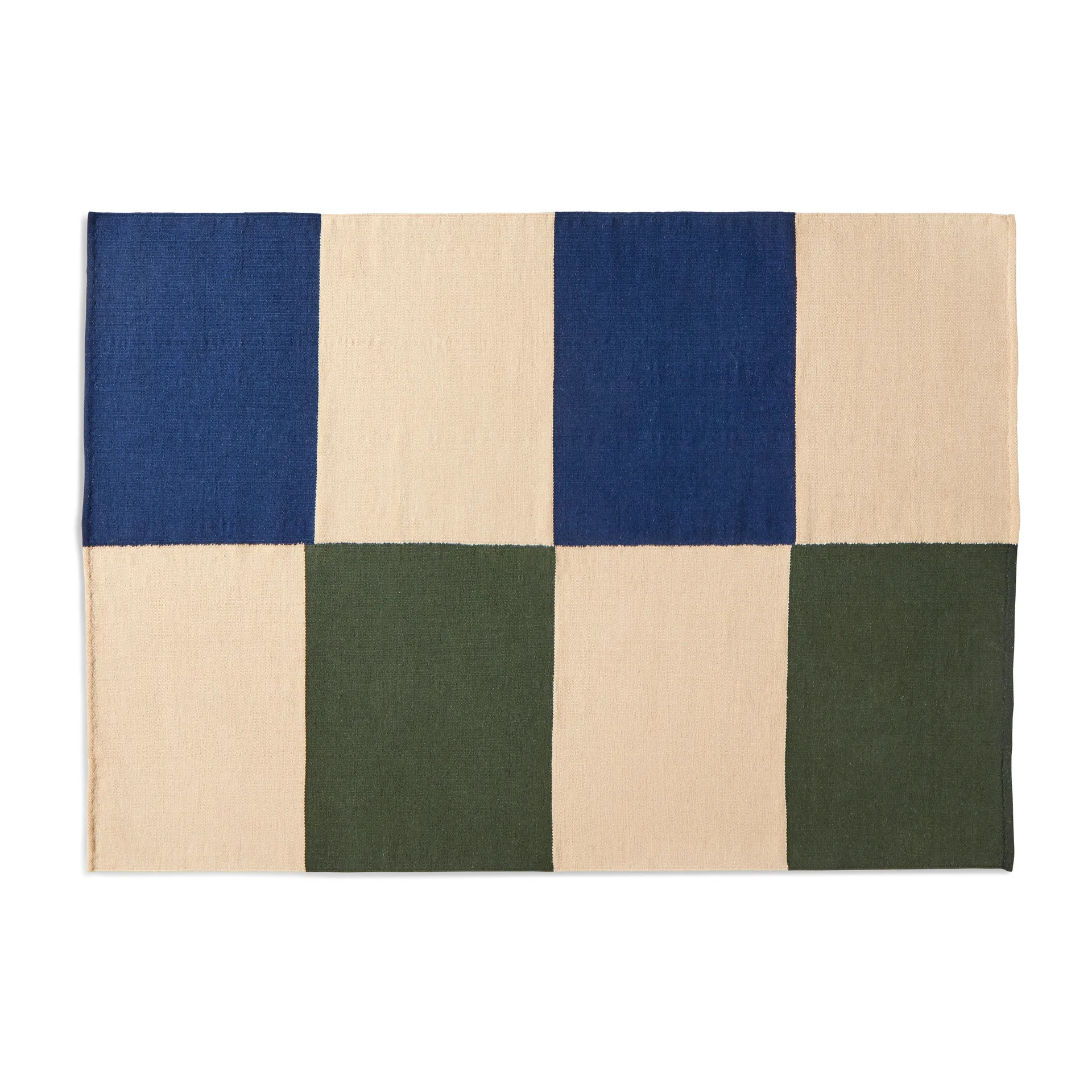 Tapis Ethan Cook Flat Works 170x240 cm, Peach green check HAY