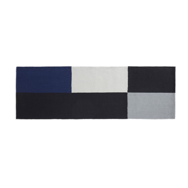 Tapis Ethan Cook Flat Works 80x250 cm - Black-blue - HAY