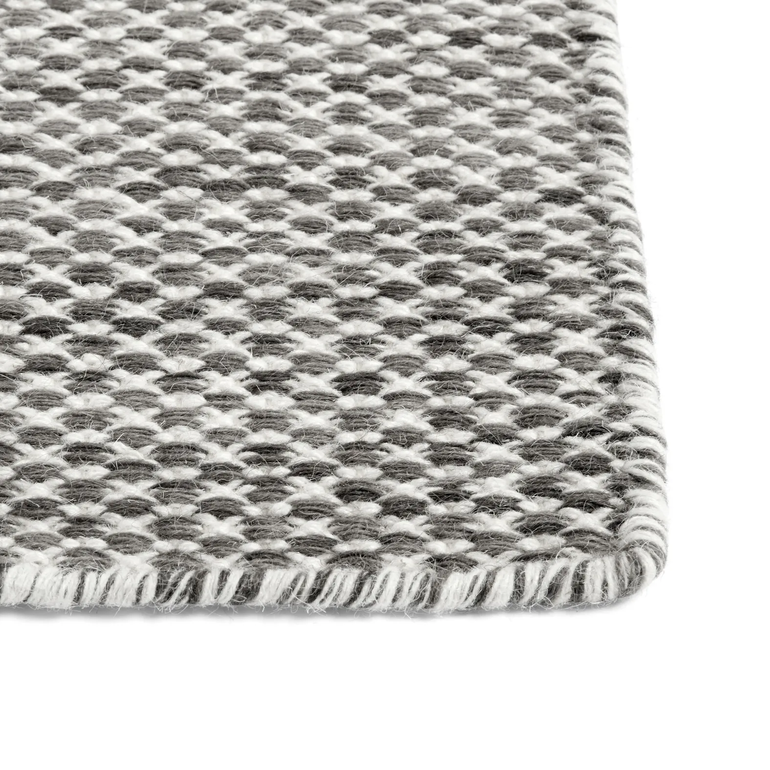 Tapis kélim Moiré 140x200 cm, Gris HAY