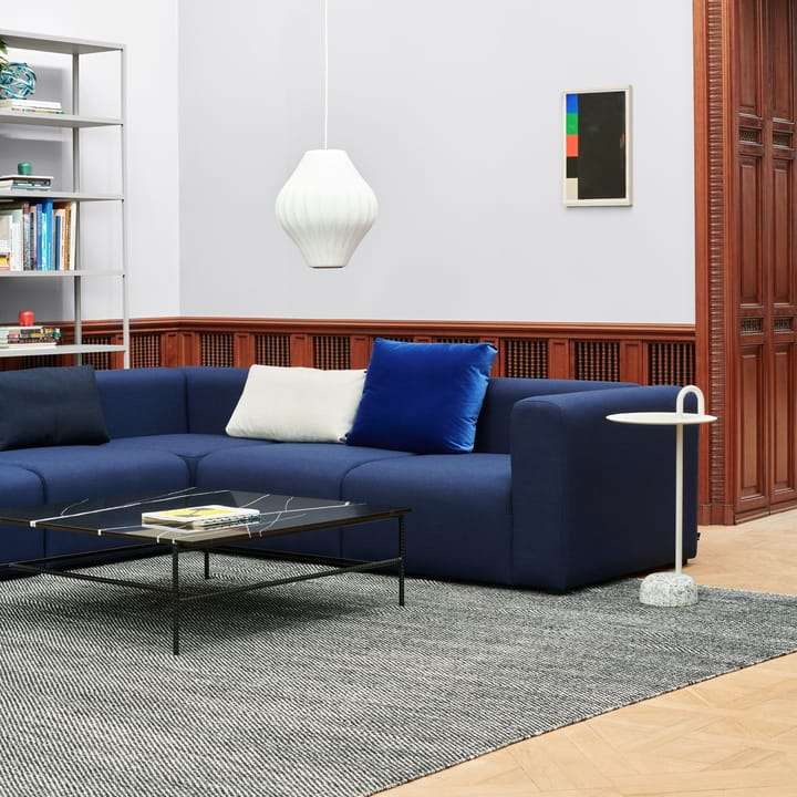 Tapis kelim moiré 200x300 cm, Noir HAY
