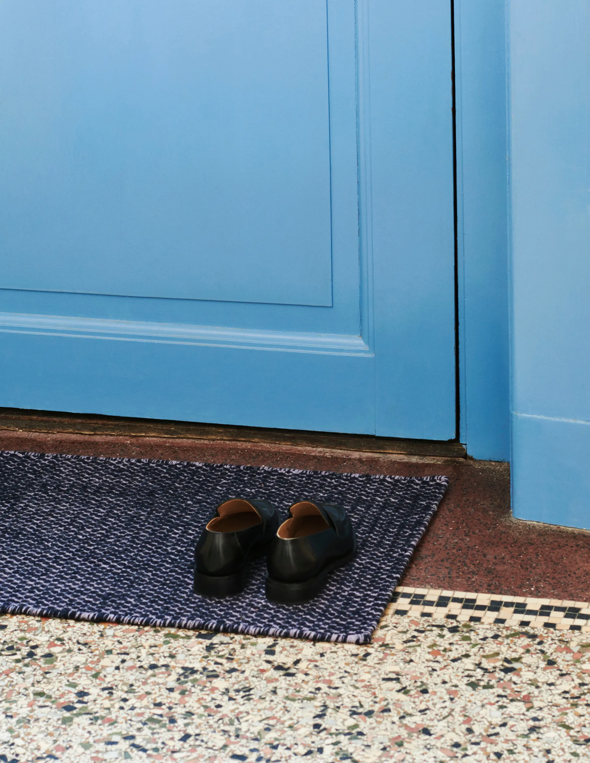 Tapis kelim Moiré 52x95 cm, Lilac HAY