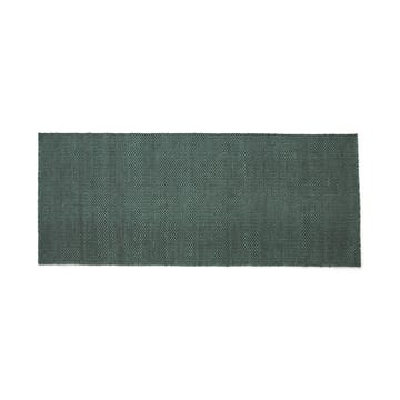 Tapis kelim moiré 80x200 cm - Emerald green - HAY
