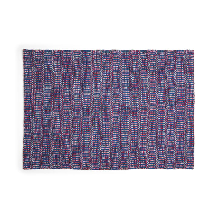 Tapis Radio - Rouge-bleu 140x200 cm - HAY