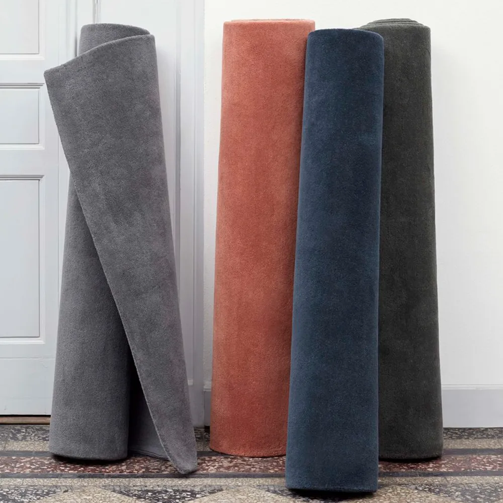 Tapis Raw No2, light grey, 170x240 cm HAY