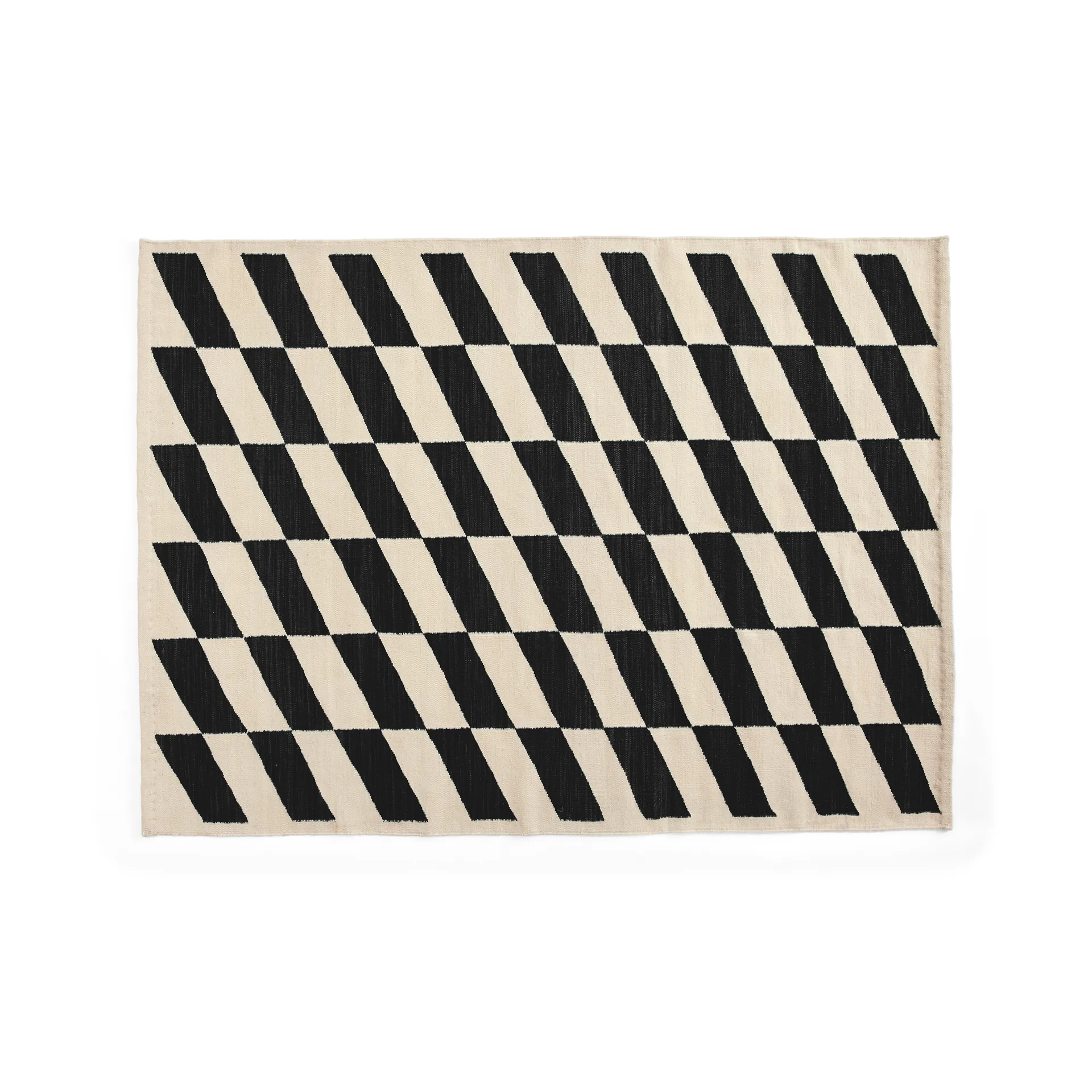 Tapis Shift Kelim 140x200 cm, Black HAY